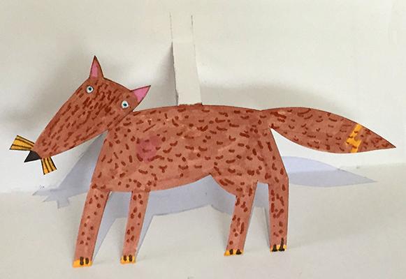 cut out fox